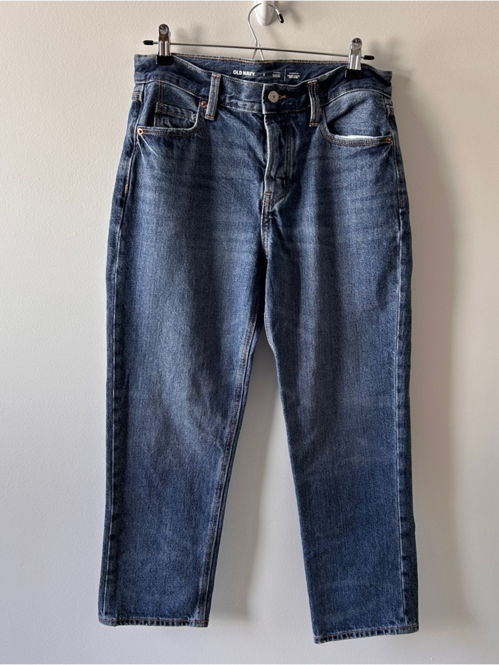 Old Navy women’s 2 High-Rise Slouchy Straight Jeans Crop